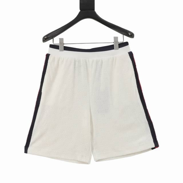 Gucci Gucci Ss spring/summer new all-over double G terry shorts DDD. Terry embro