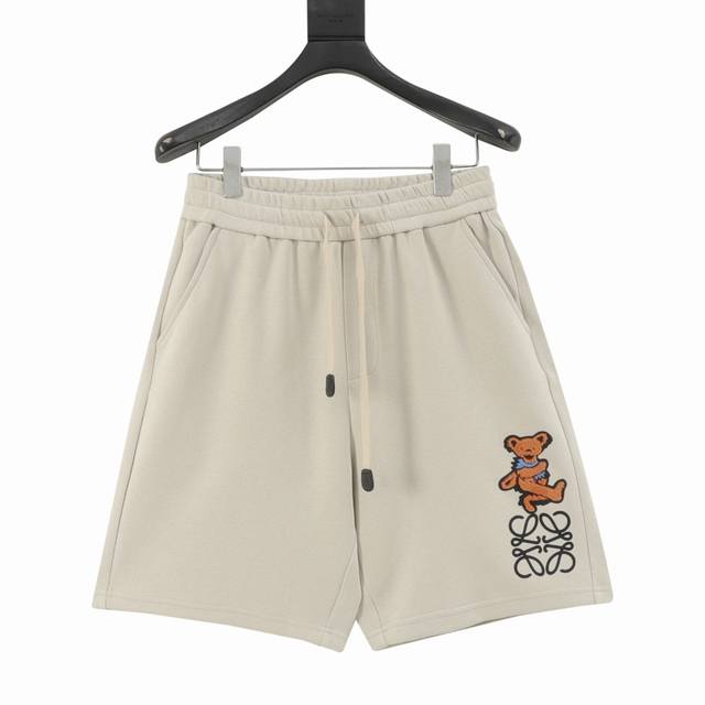 Loewe 25Ss Terry Bear Patch Shorts DDD. These new Loewe shorts feature a minimal