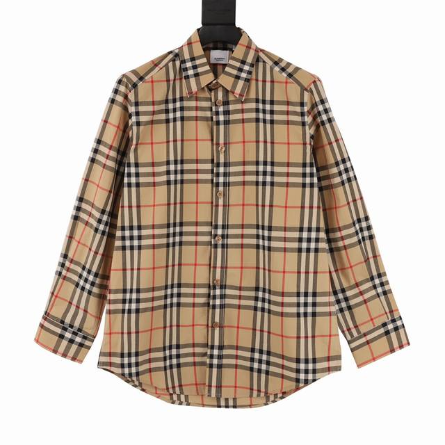 Burberry Classic Striped Long-Sleeved Shirt# Burberry's most iconic and iconic s