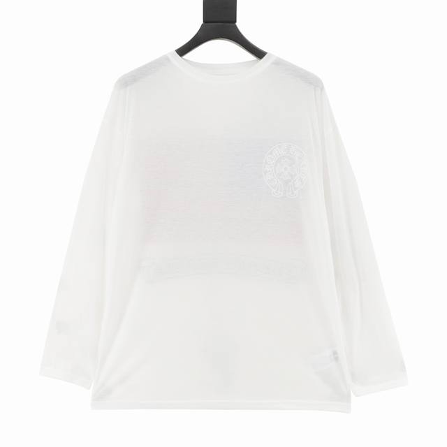 Chrome Hearts Ch Retro Sanskrit Flag Stars and Stripes Long Sleeve T-shirt Made