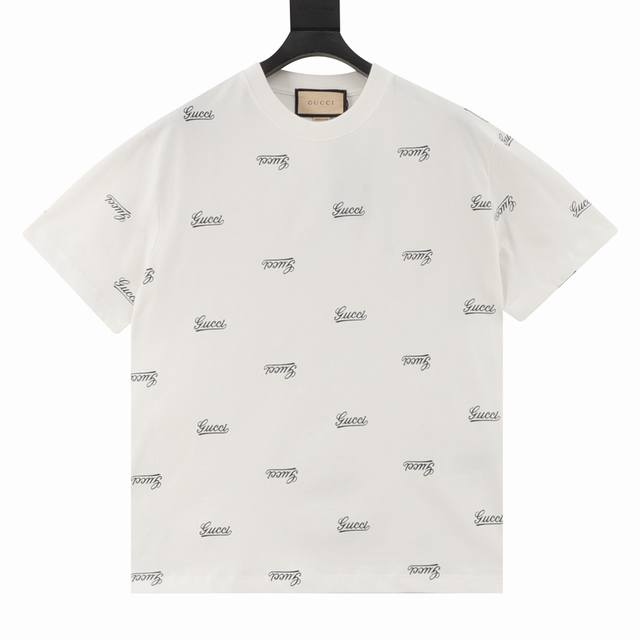 Gucci Gucci full print logo short sleeve Size: Xs-Xl DDD
