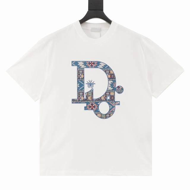 Dior classic woven fabric patch embroidered short sleeves Size: Xs-Xl DDD