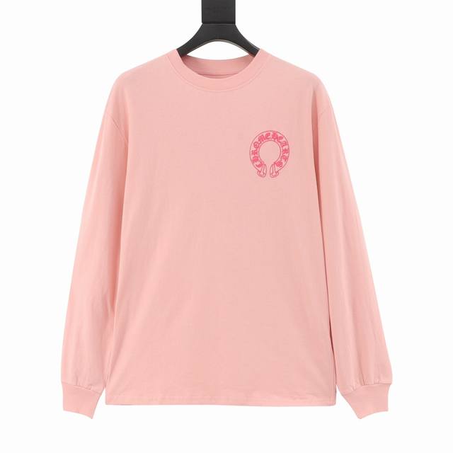 Chrome Hearts Foamed Horseshoe Long-Sleeved T-Shirt Chrome Hearts' new autumn/wi