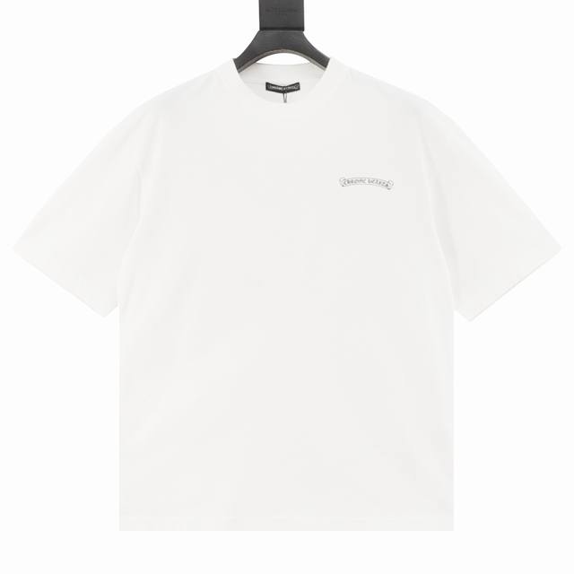 Chrome Hearts T-shirt with yellow graffiti on the back. A gothic love letter for