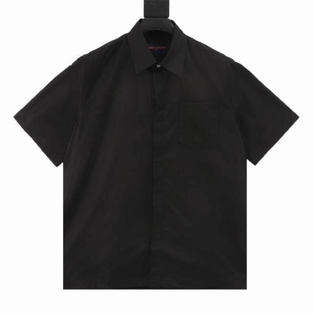 Louis Vuitton Lv Monogram embossed pocket short-sleeved shirt Authentic product