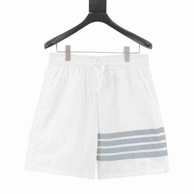 Thom Browne 25Ss four-bar beach shorts Custom quick-drying fabric Classic four-b