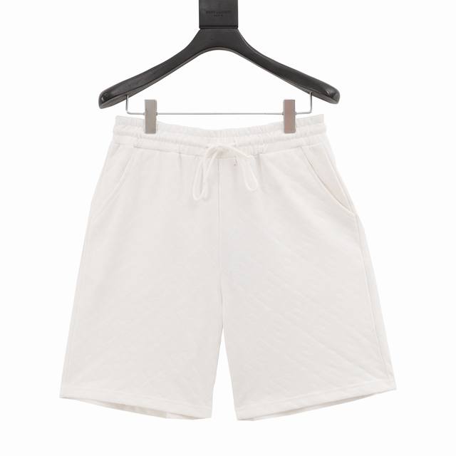 Fendi Fendi Ff flocked twill shorts DDD. Featuring a heavily flocked pattern wit