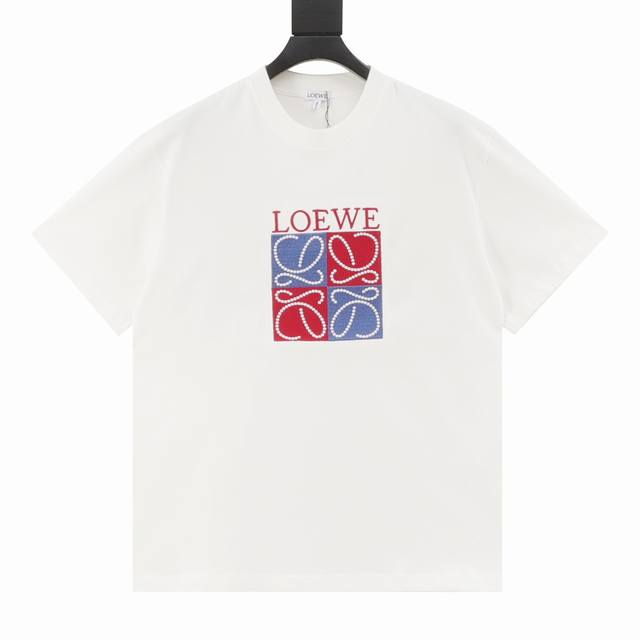 Loewe classic tatami contrast embroidered short sleeves Size:Xs-Xl DDD