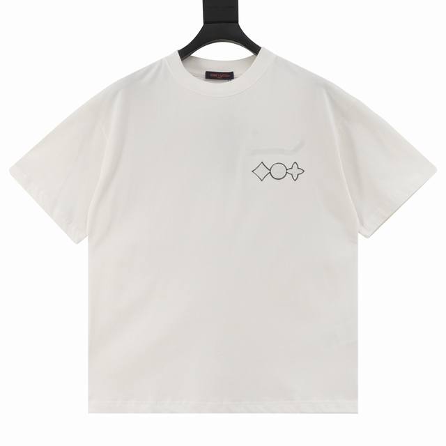 Louis Vuitton 25Ss Heavy-cut Camouflage Logo and Monogram Patch Short-sleeved T-