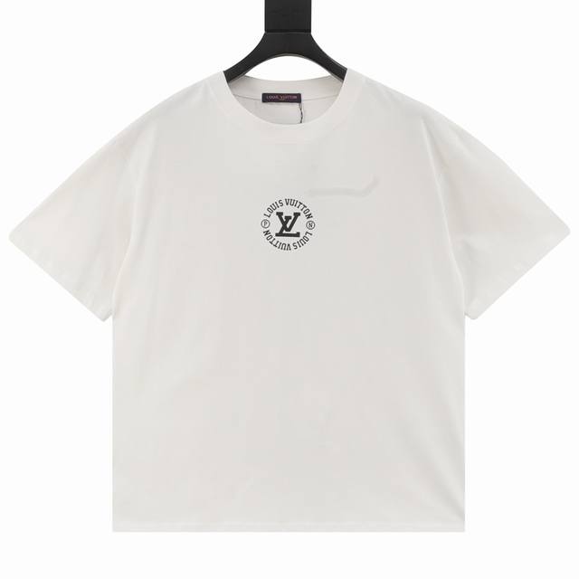 Louis Vuitton Lv 25Ss circle letter short-sleeved T-shirt DDD. Made from custom
