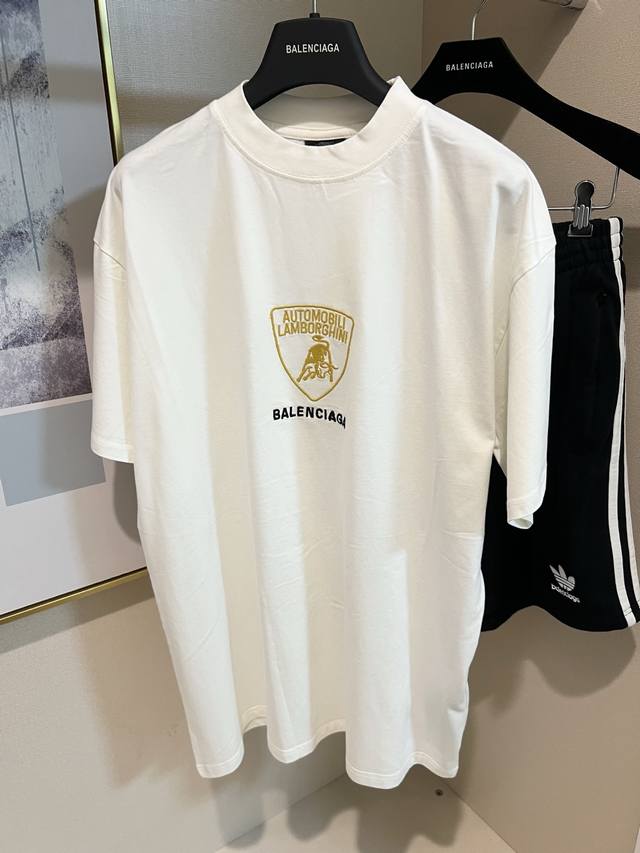Blcg 25Ss Balenciaga Lamborghini Mavericks collaboration short-sleeved T-shirt i