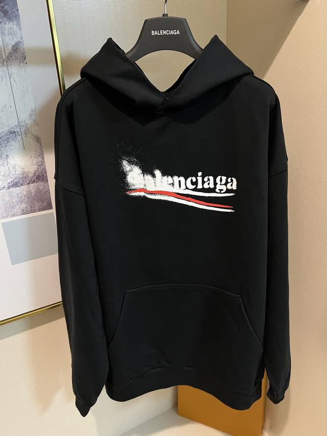 Sizes: XS SML Black, unisex. BLCG Cola Wave washed hooded sweatshirt, available
