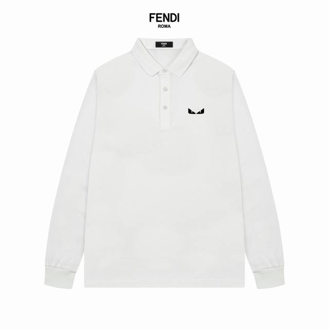 Fendi Fendi 25 New product launch: Men's high-end cotton pique business casual l