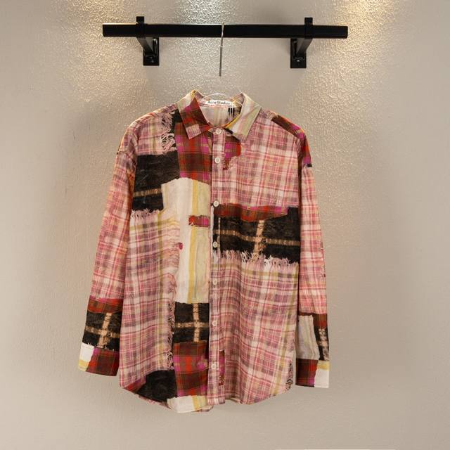 Style number C200 Top version Acne Studios 24Ss popular oil painting print back