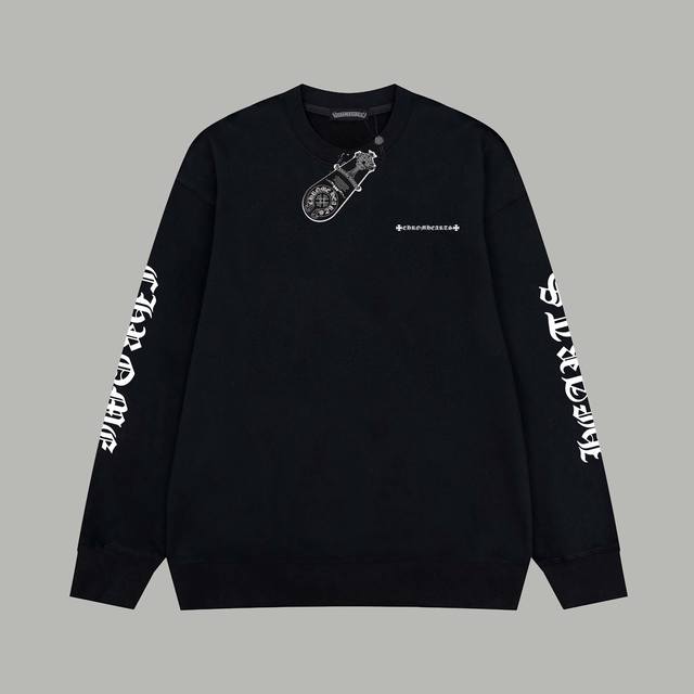 Chrome Hearts official website same style classic cross logo letter print terry