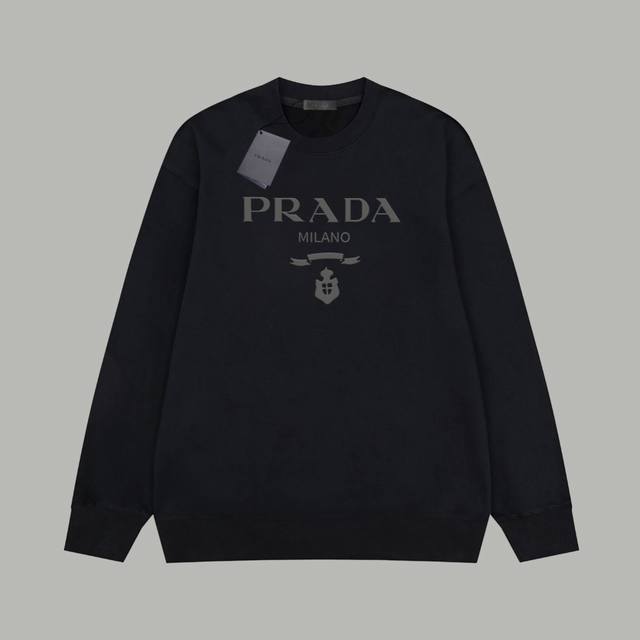 Prada Prada official website same classic silicone letter logo printed terry lon