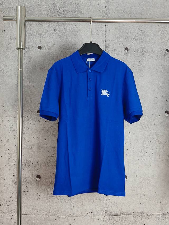 Real shot of high quality version Burberry classic warhorse embroidered Polo shi
