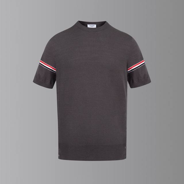 Tb webbing wool knit T-shirt - Color: Picture color - Sizes: 0-4 - Accessories: