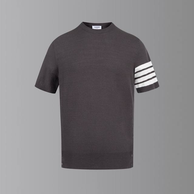 Tb Four-bar wool knit T-shirt - Color: Picture color - Sizes: 0-4 - Accessories: