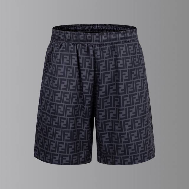 Top version difference currency - Fendi full print suit shorts - Color: picture
