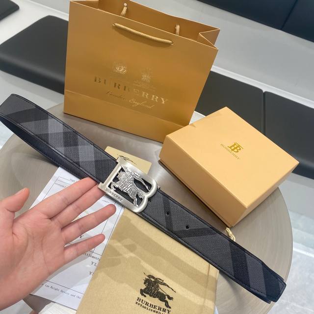 Burberry men's belt, perfectly gift-boxed and carefully selected, the ultimate