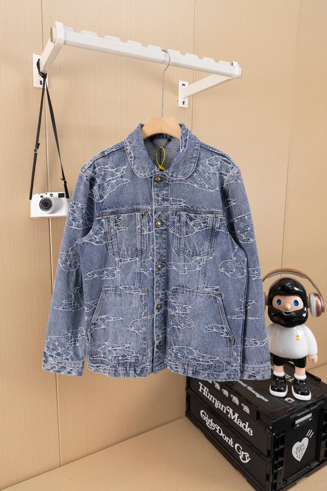 Top-of-the-line market comparison. Lv25Ss denim suit. Original design purchased