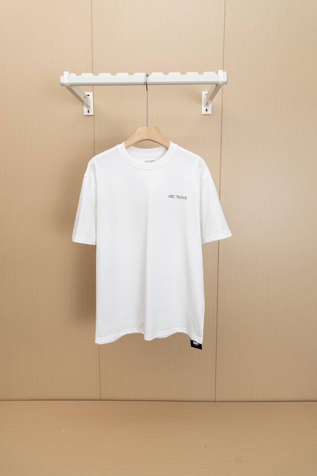 Top version Arc'Teryx Arc24Ss foamed colorful logo three birds short-sleeved T-s