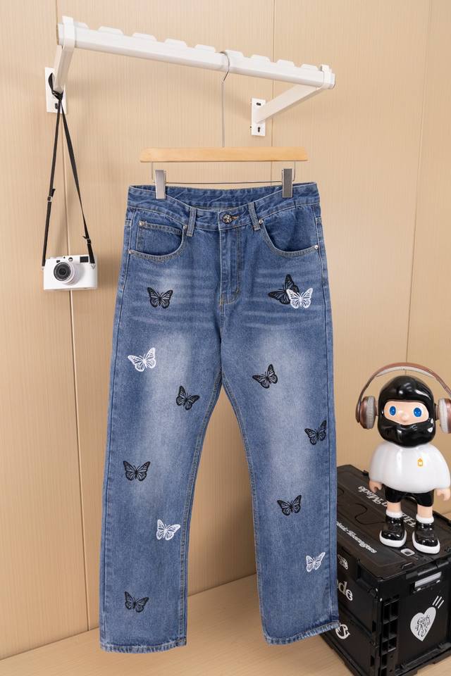 Available photos Chrome Hearts 2025 new, rare, three-color butterfly print, wash