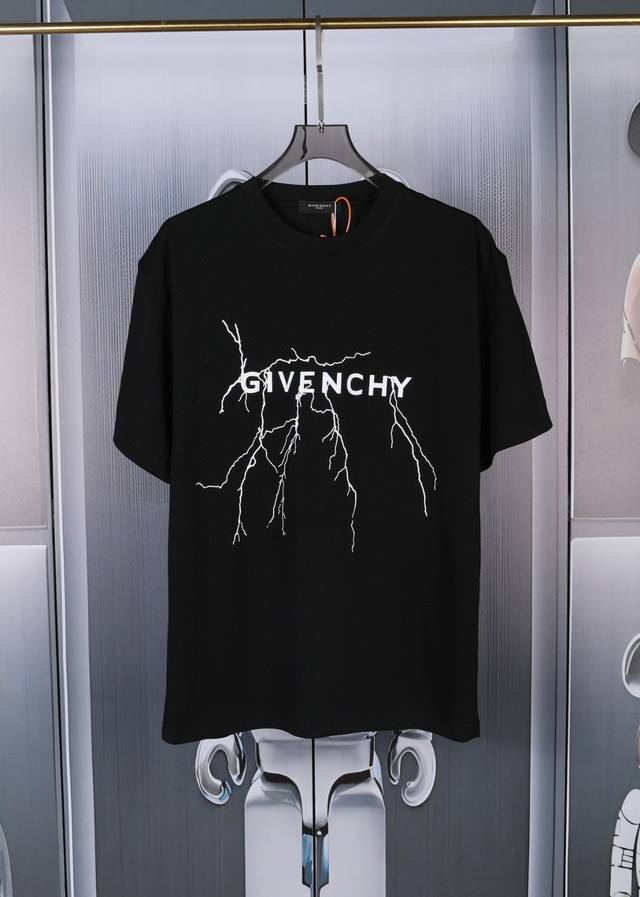 Special offer, no refund or exchange Givenchy lightning gradient print short-sle