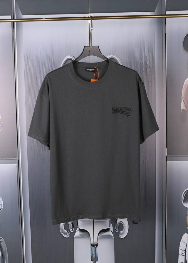 Special offer, no refund or exchange Balenciaga printed short sleeves Color: Whi