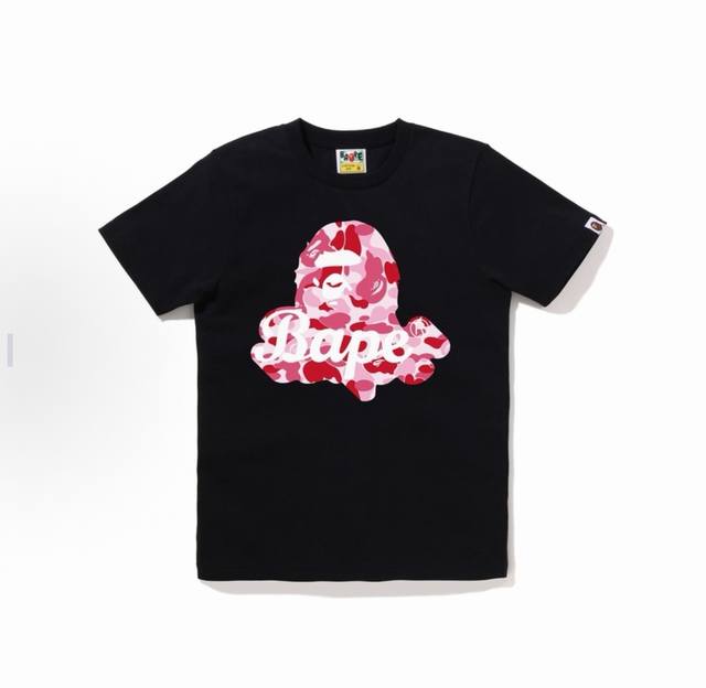 001239 A Bathing Ape Fw24 Ape Letter Print Short Sleeve T-shirt Unisex Size Smlx