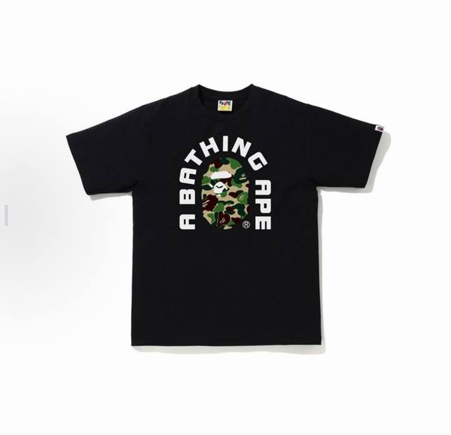 001115 Bape autumn and winter letter camouflage ape print short-sleeved T-shirt