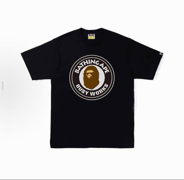 00185 Bape letter print short-sleeved T-shirt for men and women, same size Smlxl