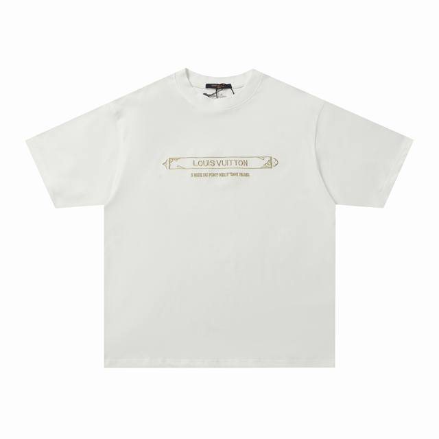 Louis Vuitton Lv25Ss new spring and summer gold-threaded letter embroidered logo