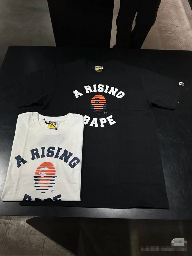 00147 Bape SS25 Year of the Snake series chest logo print round neck short-sleev