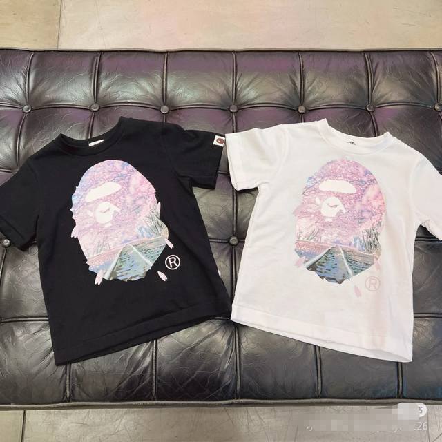 00166 A Bathing Ape Bape Sakura Photo Ape Head Tee Sakura Limited Edition Sakura