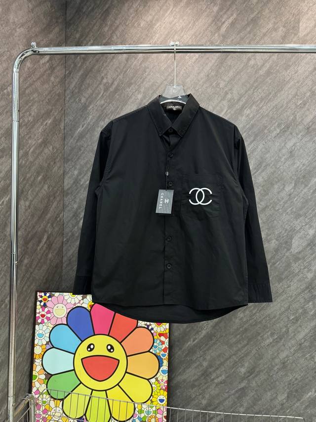 Style number Y57 Chanel pocket small logo letter embroidered shirt Multiple des