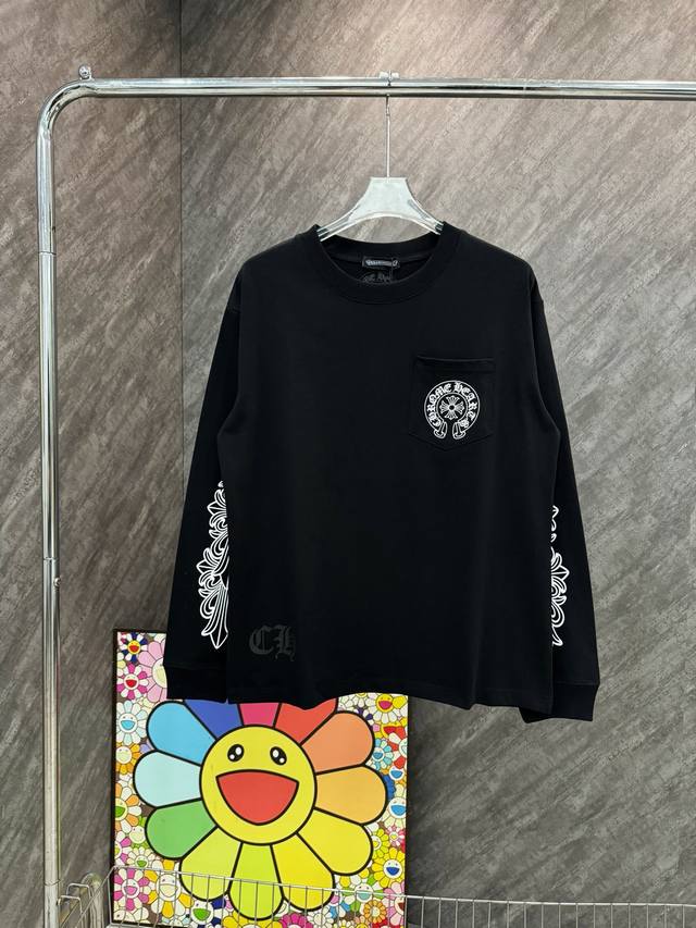 Style number: Y1 Chrome Hearts Horseshoe Kirin Arm Pocket Long T Official websi