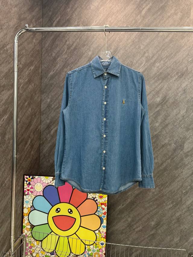 Style No. Y56 Raff Warhorse small logo embroidered denim shirt Multiple designs