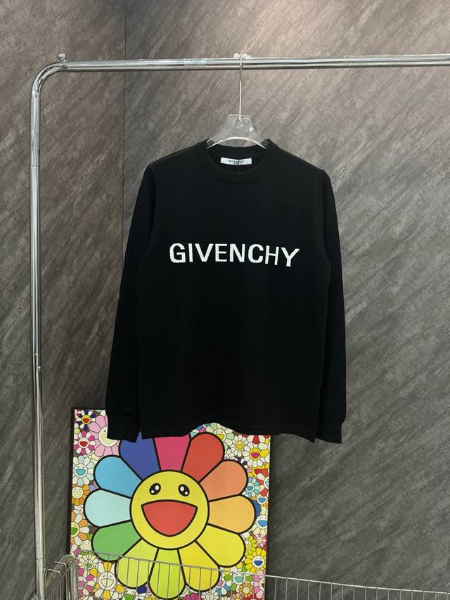 Model number Y28 Givenchy large letter logo knitted sweater Givenchy official we