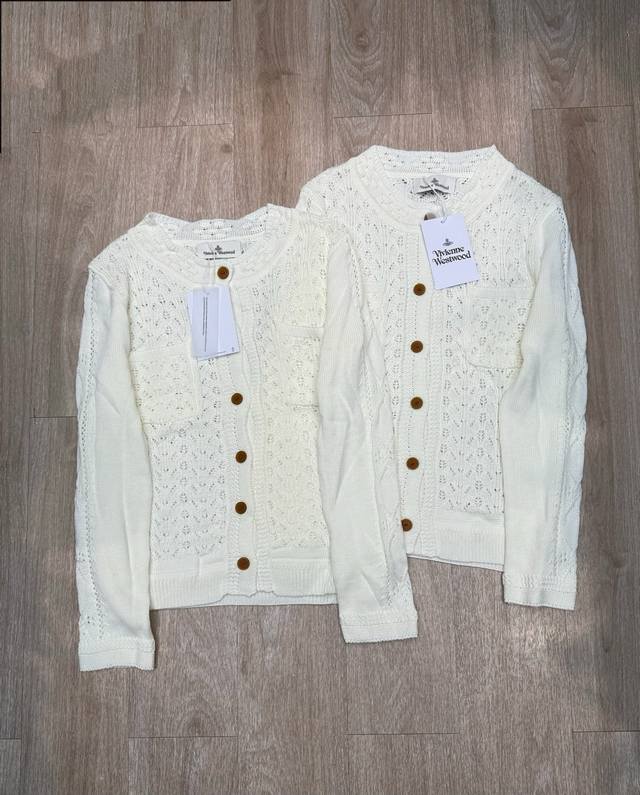 M312#Viviennewestwood Vivienne Westwood 25Ss new embroidered cardigan sweater lo