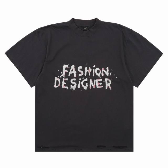 Balenciaga Paris Balenciaga early spring new fashion outline T-shirt size: 1-4 D
