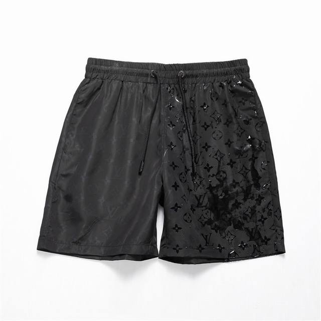 Louis Vuitton's new shorts. Classic logo beach shorts made with imported custom