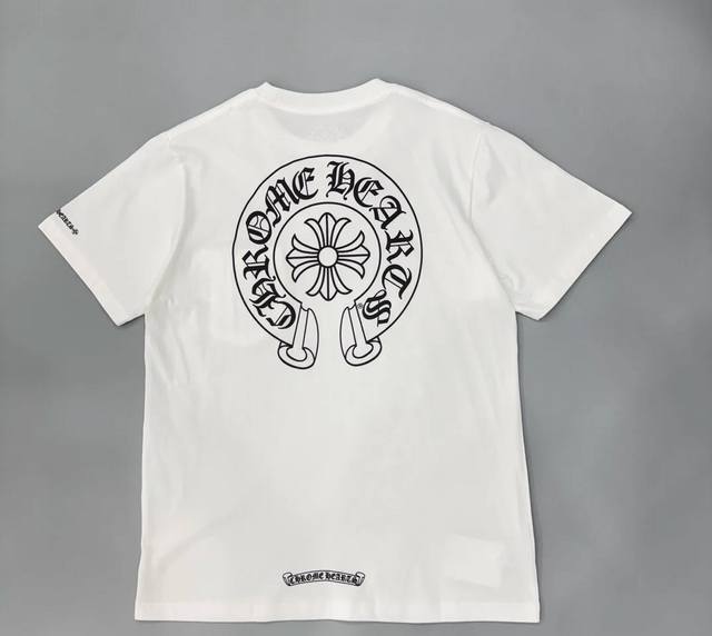 D63 Chrome Hearts' new printed short-sleeved T-shirt features custom fabric, 1:1