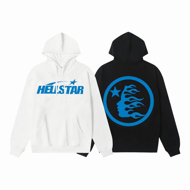 9914# Ins American hip-hop trend brand Hellstar letter print high street men and