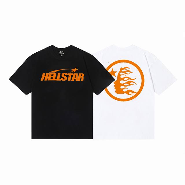6702# Hellstar American style high street pure cotton loose short sleeve T-shirt