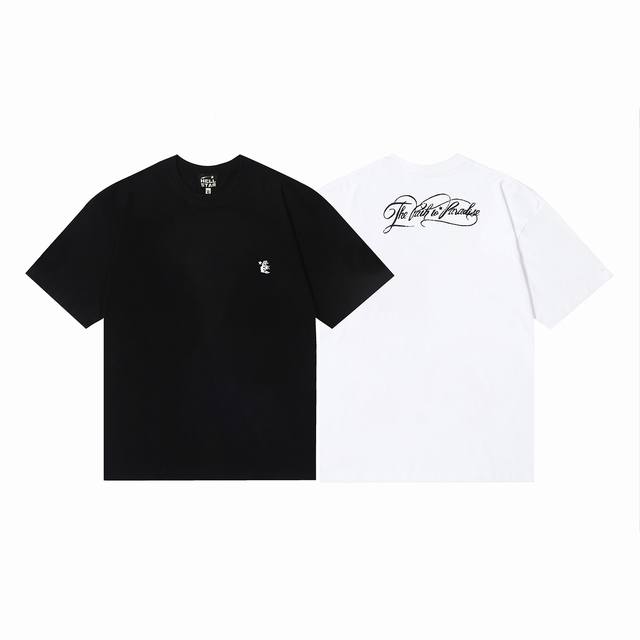 6681# Hellstar American style high street pure cotton loose short sleeve T-shirt