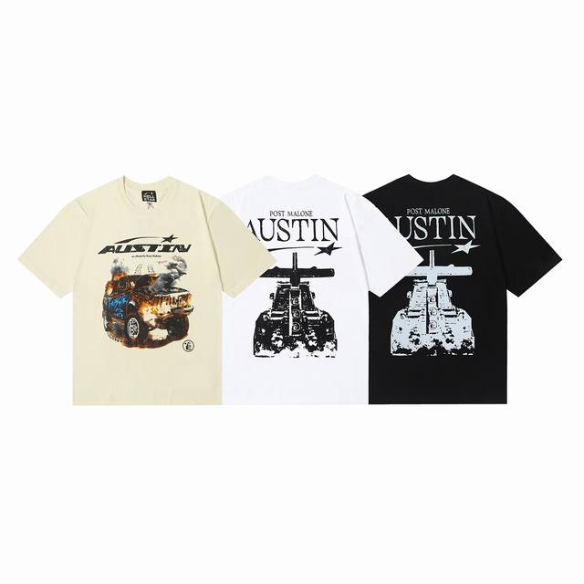6612# Hellstar short-sleeved Hell Star Rapper celebrity style trendy brand Ameri
