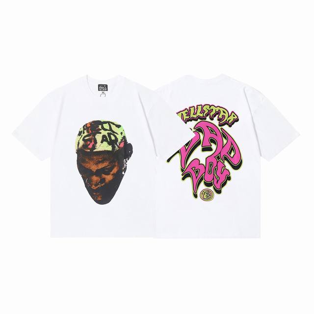 6610# Hellstar Rodman Vintage Short Sleeve American Street Retro Hip Hop Oversiz