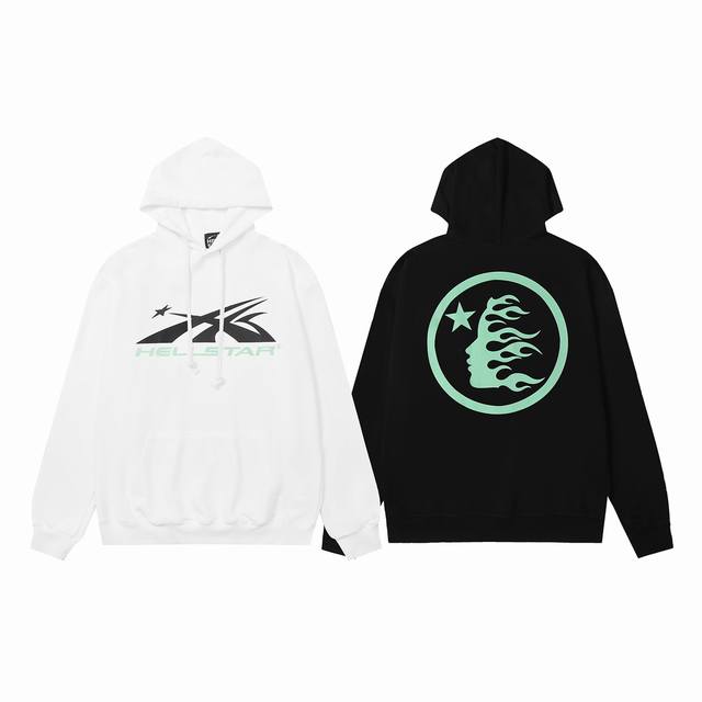9910# Ins American hip-hop trend brand Hellstar letter print high street men and